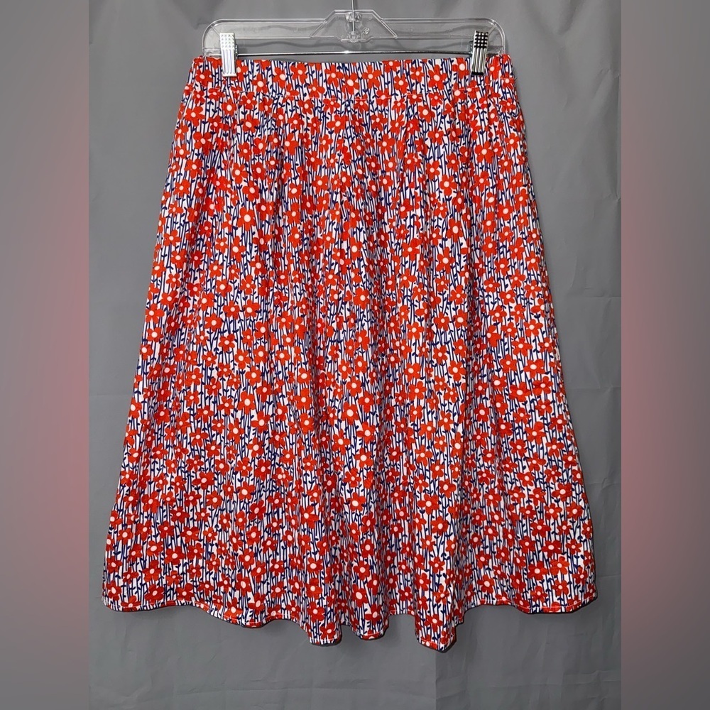 Lesley Evers DIXIE Flower Skirt With Pockets Size M